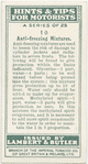 Anti-freezing mixtures.