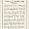 Danger from boiling water.