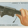 Using adjustable screw-wrench.