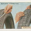 Removing flints, etc.