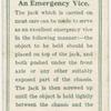An emergency vice.