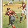 Kicking to swerve the ball.