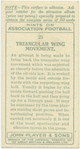 Triangular wing movement.