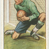 Goalkeeper fielding a shot.