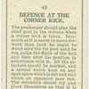 Defence at the corner kick.