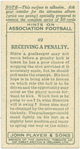 Receiving a penalty.