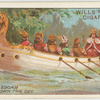 Rowing KIng Edgar down The Dee.