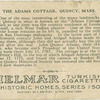 Birthplace of J. Quincy Adams