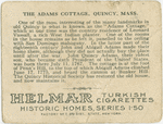 Birthplace of J. Quincy Adams