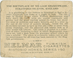 Shakespeare's birthplace