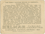 First custom house in America