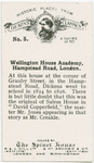 Wellington House Academy, Hampstead Read, London.