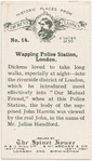 Wapping Police Station, London.