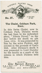 The Chalet, Cobham Park, Kent.