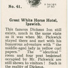 Great White Horse Hotel, Ipswich.