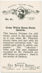 Great White Horse Hotel, Ipswich.