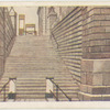 The steps at London Bridge.