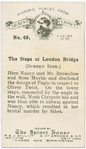 The steps at London Bridge.