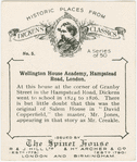 Wellington House Academy, Hampstead Road, London.