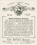 Jasper's Gatehouse, Rochester.