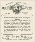 Doctors' Commons, St. paul's Churchyard, London.