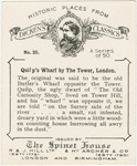 Quilp's Wharf by the Tower, London.