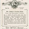 Mrs. Todger's Boarding House.