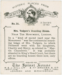 Mrs. Todger's Boarding House.