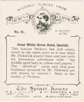 Great White Horse Hotel, Ipswich.