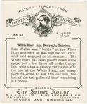 White Hart Inn, Borough, London.