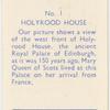 Holyrood House.