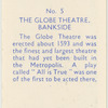 The Globe Theatre, Bankside.