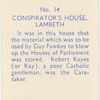 Conspirator's House, Lambeth.