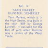 Yarn Market, Dunster, Somerset.