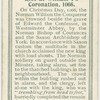 Riot at William I's Coronation, 1066.