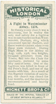 A fight in Westminster Abbey, 1378.