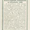 Water pageant coronation of Elizabeth, 1559.