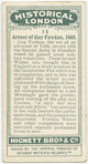 Arrest of Guy Fawkes. 1605.