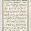 Charles I demanding arrest of the Five Members, 1642.