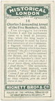 Charles I demanding arrest of the Five Members, 1642.