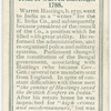 Trial of Warren Hastings, 1788.