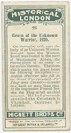 Grave of the Unknown Warrior, 1920.
