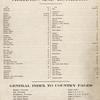 Index to Villages and Localities; General Index to County Pages; Notice