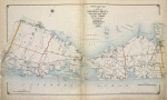 Index Map No. 1 of a part of Suffolk County. South Side - Ocean Shore, Long Island. Southampton. Published by E. Belcher Hyde. 97 Liberty Street, Brooklyn. 5 Beekman Street, Manhattan. 1916. Volume Two.