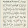 A soldier of Cromwell's Army.