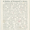 A soldier of Cromwell's Army.