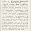 First or Grenadier Regiment of Foot Guards.  The Grenadier Guards. (1854).