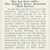 The 2nd Foot (1691).  The Queen's Royal Regiment (West Surrey).