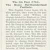 The 5th Foot (1745).  The Royal Northumberland Fusilliers.