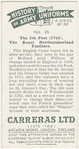 The 5th Foot (1745).  The Royal Northumberland Fusilliers.